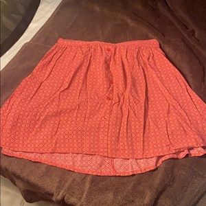 Mossimo Supply Company pink print Skirt sz s